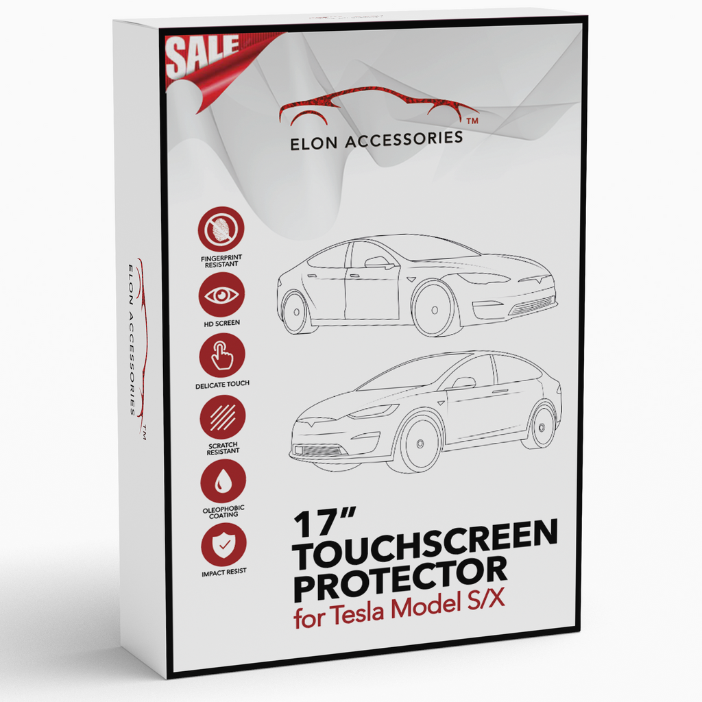 Premium Quality Refreshed Tesla Model S and X Screen Protector (Main + Back screen) for 2023 & 2022 models